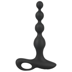 Black Velvets Stimulateur Beads Velvet 16.5 x 3.5 cm Noir